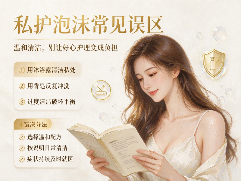 清洗液私护泡沫怎么用的？