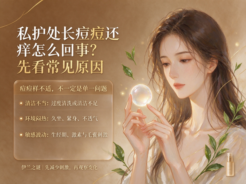 私护处长痘痘还痒怎么回事？