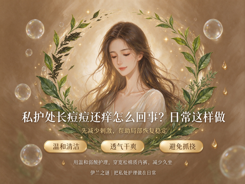 私护处长痘痘还痒怎么回事？