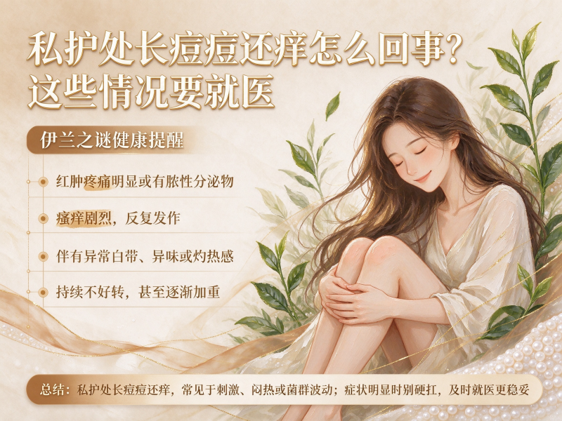 私护处长痘痘还痒怎么回事？
