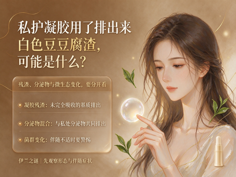 私护凝胶用了排出来白色豆腐渣 私护凝胶用了排出来白色豆腐渣