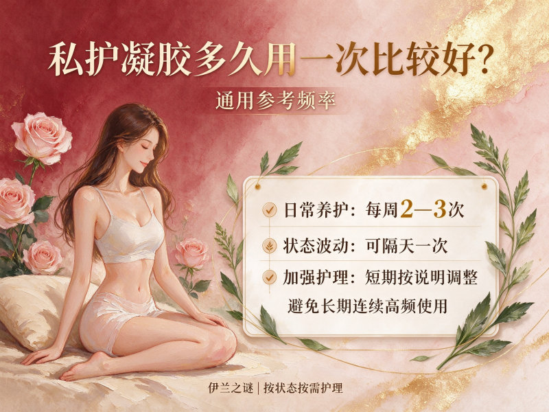 私护凝胶多久用一次比较好? 私护凝胶多久用一次比较好?