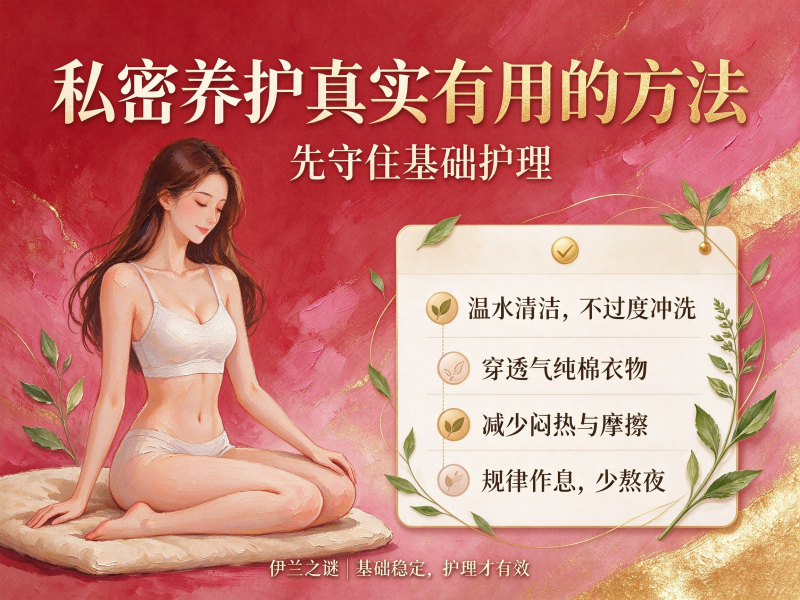 私密养护真实有用的方法 私密养护真实有用的方法