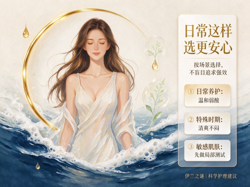 女生洗私护洗液哪种安全？私处护理这样选更安心