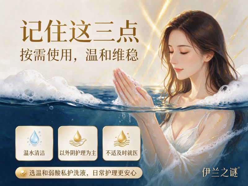 女生洗私护洗液哪种安全？私处护理这样选更安心