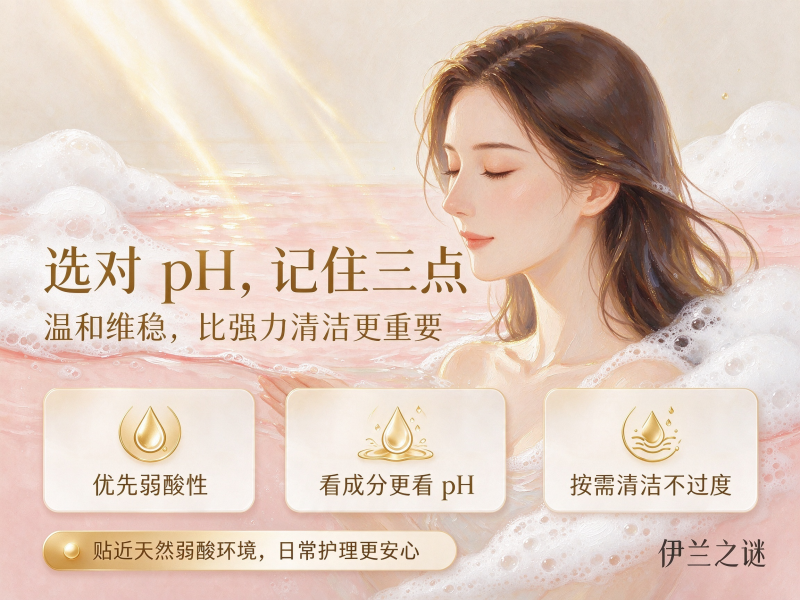私护洗液 PH 值多少最好？私处护理选对酸碱度更安心