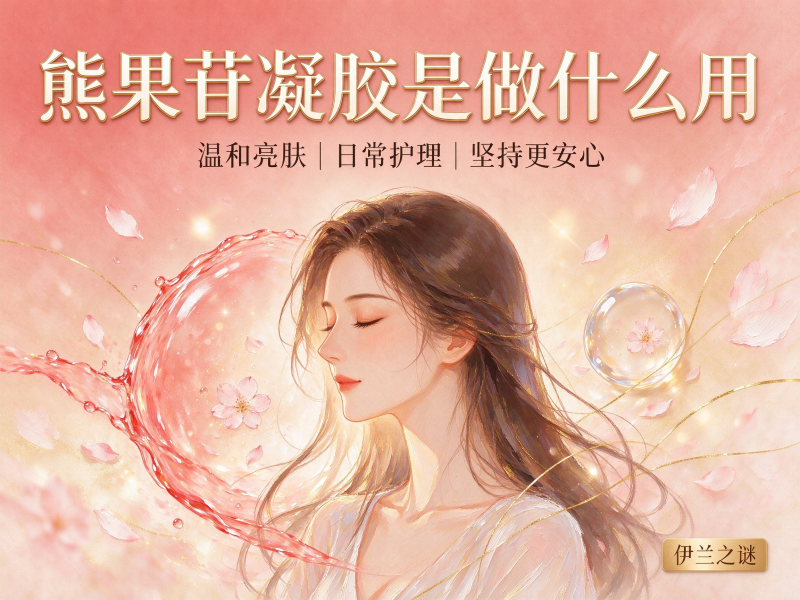 熊果苷凝胶是做什么用?焕彩私护这样用更懂它 熊果苷凝胶是做什么用?焕彩私护这样用更懂它