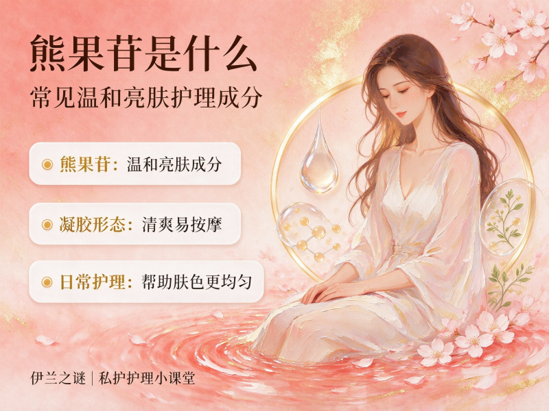 熊果苷凝胶是做什么用?焕彩私护这样用更懂它 熊果苷凝胶是做什么用?焕彩私护这样用更懂它