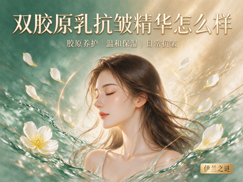 双胶原乳抗皱精华怎么样？胶原护肤这样看更理性
