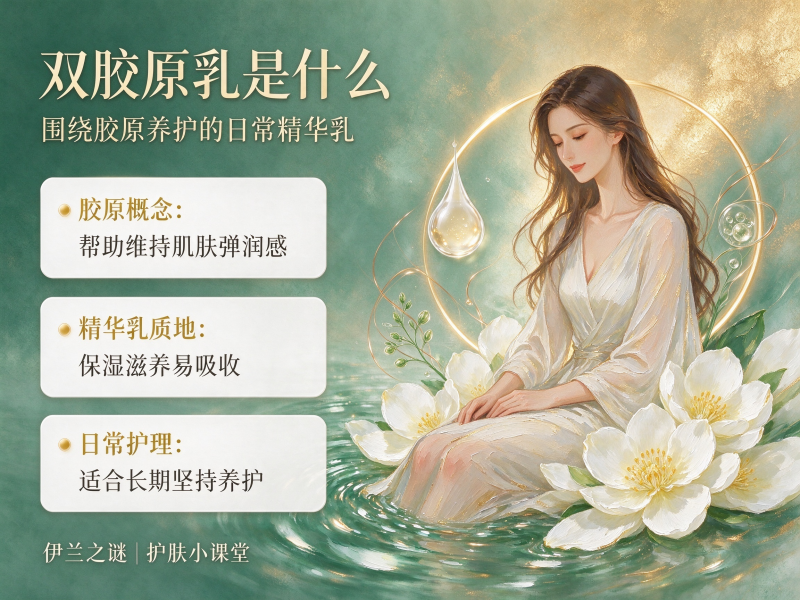 双胶原乳抗皱精华怎么样？胶原护肤这样看更理性