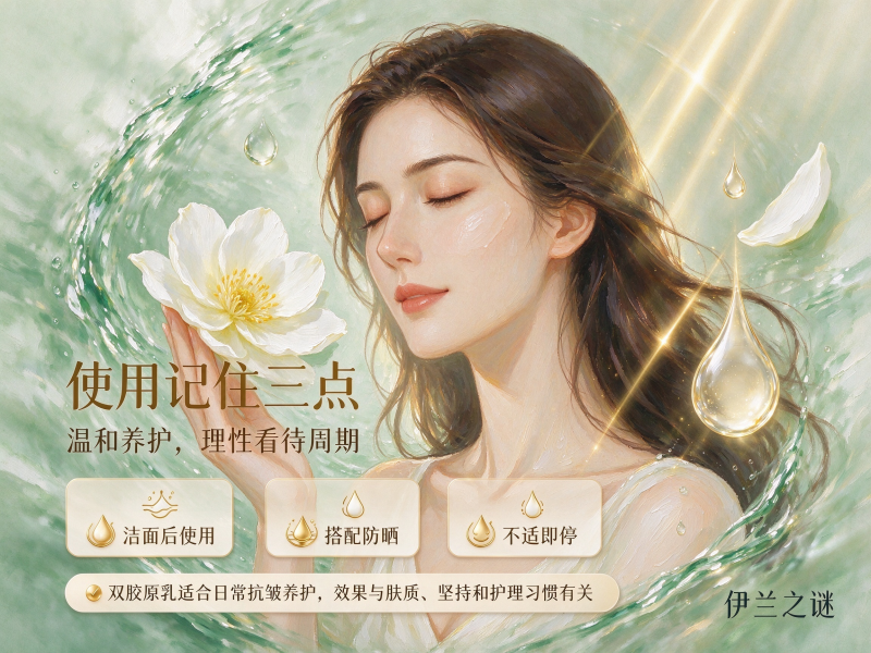 双胶原乳抗皱精华怎么样？胶原护肤这样看更理性
