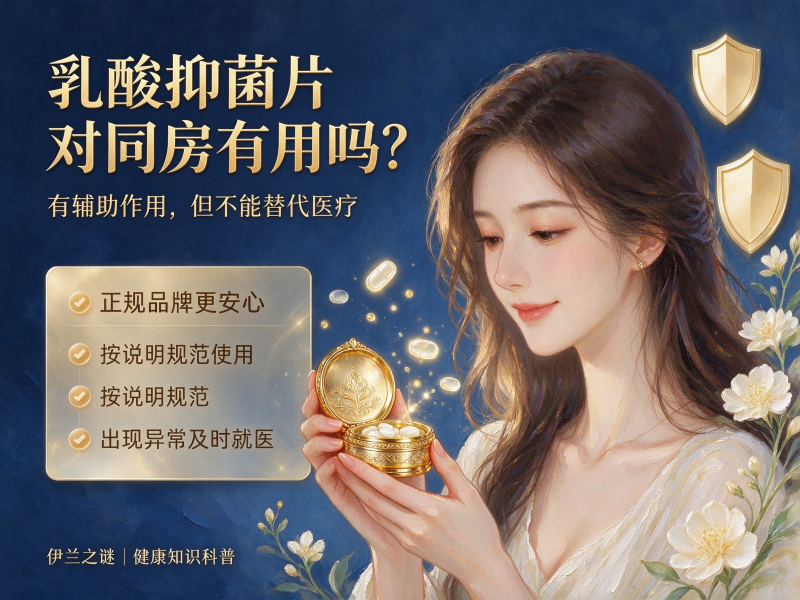 乳酸抑菌片对同房有用吗？