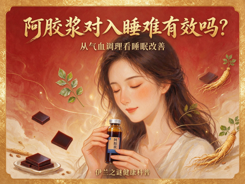 阿胶浆对入睡难有效吗？