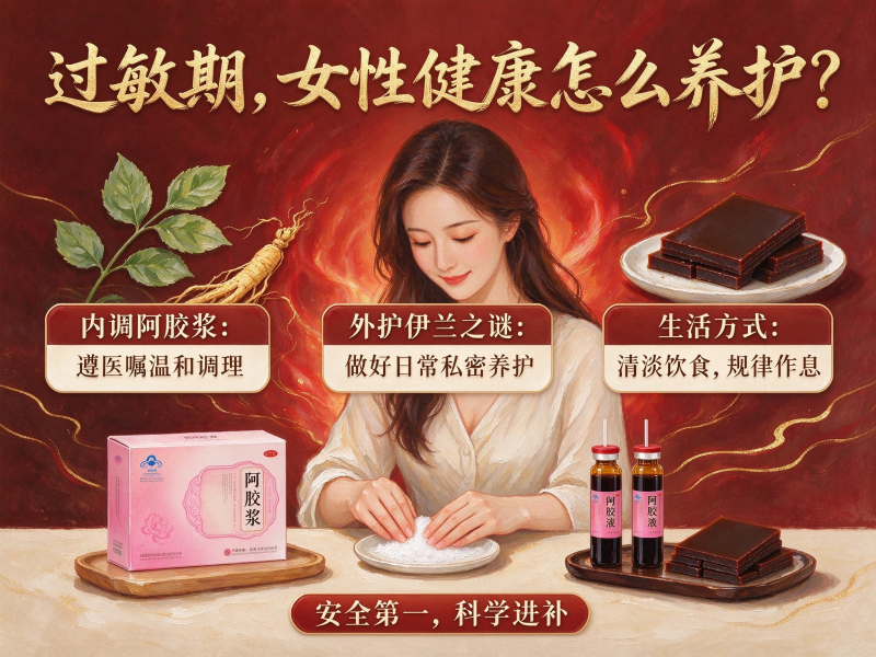 打过敏针可以吃阿胶浆吗？