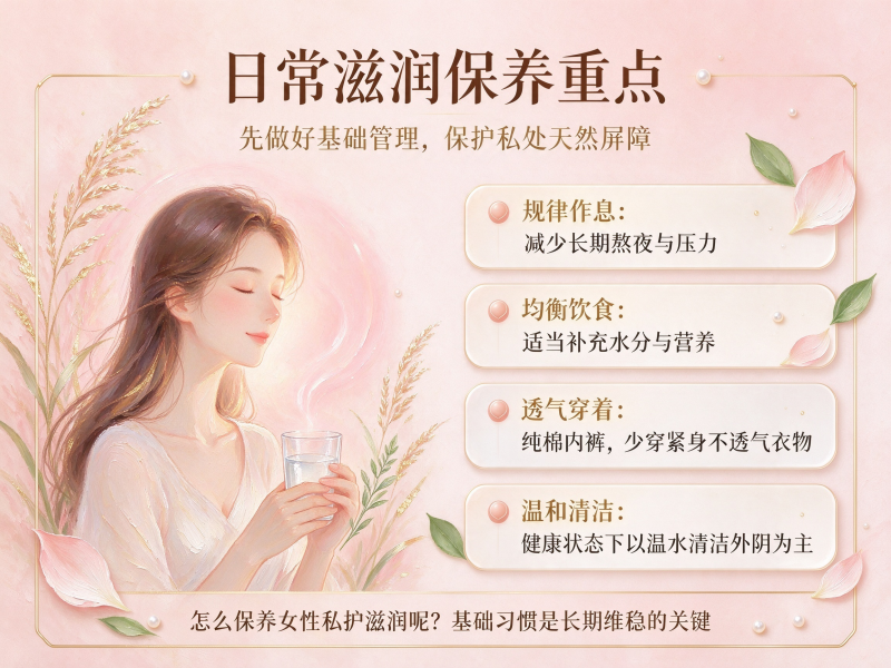 怎么保养女性私护滋润呢