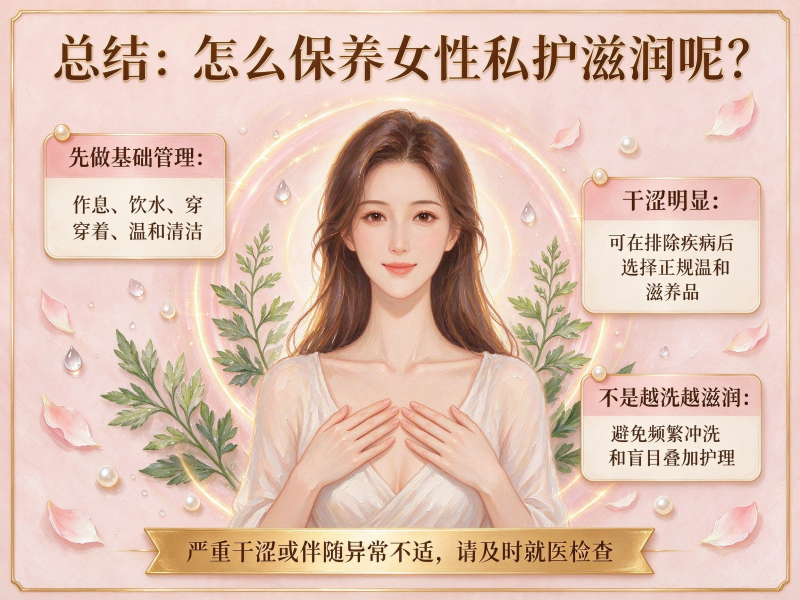 怎么保养女性私护滋润呢